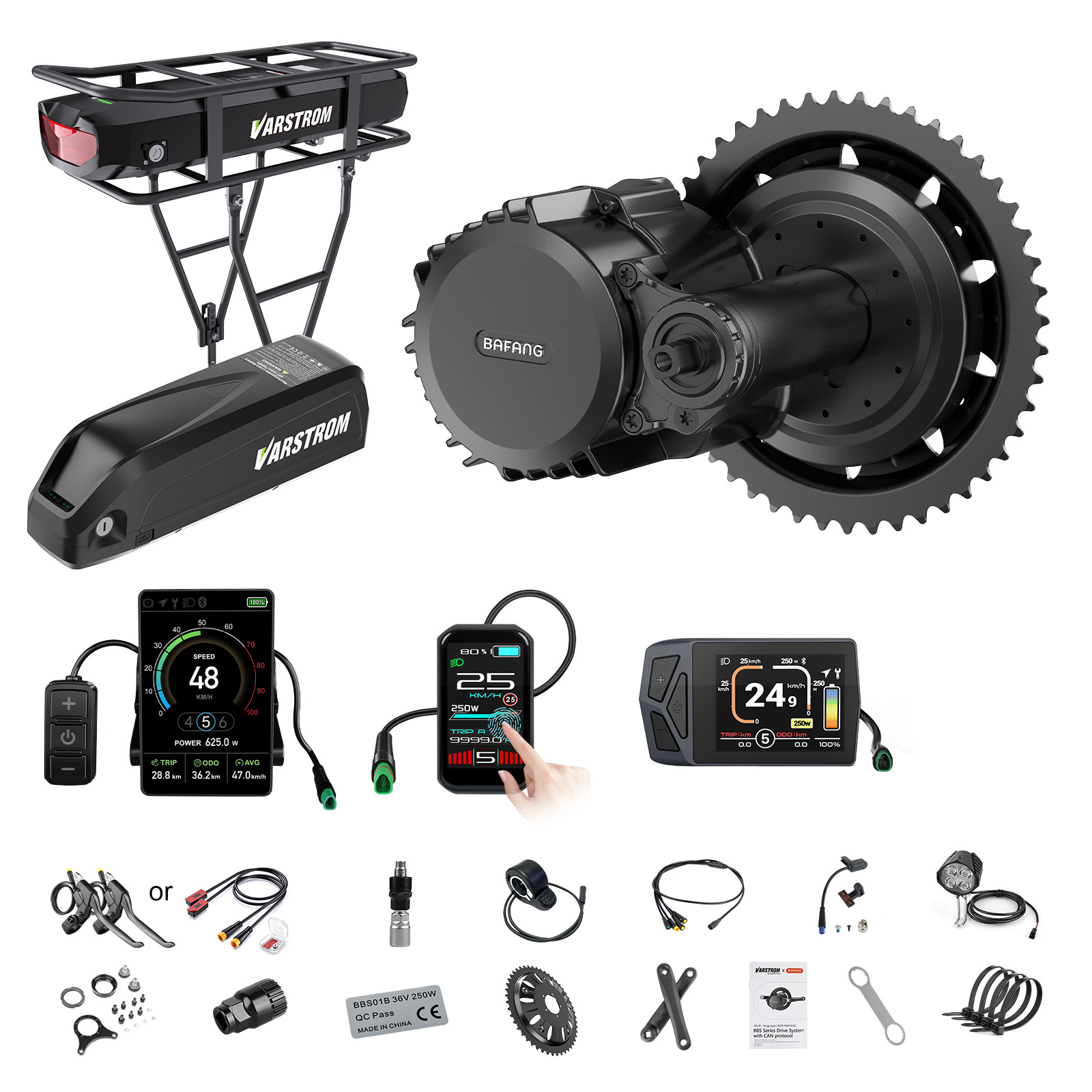 [US-Versand] Bafang Motor 750W – Mid Drive Motor Kit 52V 1000W Bewertung und Preis
