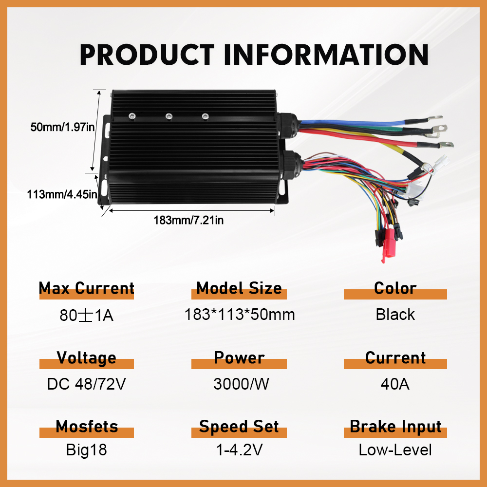 Elektrofahrrad 3-Modus Sinuswe – 72V 5000W Hub Motor Kit Bewertung und Preis